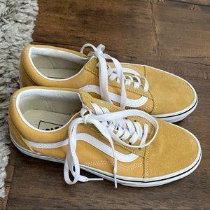 Old Skool Vans Suede Yellow 7.5